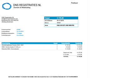 DNS Registraties NL stuurt spookfacturen voor registratie van domeinnamen